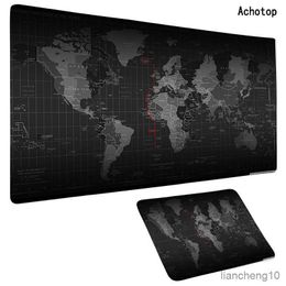 Mouse Pads Wrist Computer Mouse Pad World Map Gamer Pad Large Gaming Mousepad XXL XL Desk Mat Keyboard Mouse Carpet Gaming Accessories R230710