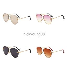 Sunglasses Ladies Luxury Sunglasses For Women Designer Good Quality Fashion Metal Oversized Sun Glasses Vintage Female Male Polarised Spectacles x0710 x0828