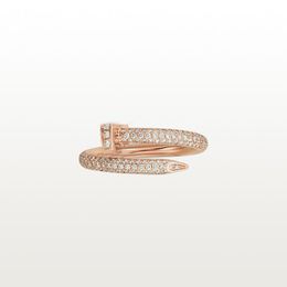 designer ring designer jewlery charm women engagement wedding rings luxury moissanite ring Rose gold Silver Titanium