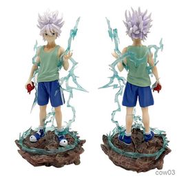 Action Toy Figures 22cm Hunter x Hunter Animation Character Action Character Gon Lucilfer Character Collectible Doll Toys R230711