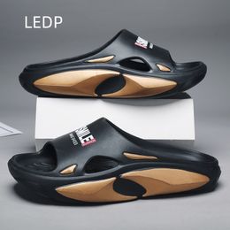 Slippers Summer Men's Super Soft Super Fire Non-slip Beach Slippers Wear-resistant Trendy Fashion All-match Comfort Summer Main 230711