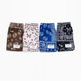 Mens Shorts Ryoko Rain Mesh Trend Paisley Print Gym Basketball Men Workout Running Short Pants 230710