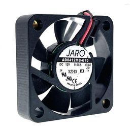 Computer Coolings 40mm 12V Mute Cooling Fan For ADDA JARO AD0412MB-G70 40X40X10mm Single Ball Bearing 0.08A Mini Tiny Micro Fans