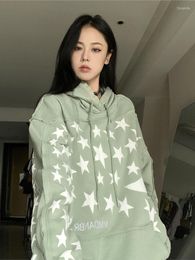 Women's Hoodies Sweater Star Moon Cotton Retro Men And Women With The Same Loose Ins Was Thin Lazy Design Tops Niche