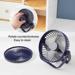 Electric Fans Cameras Mini USB Desk Fan Rechargeable Portable Small Table Cooling Fan With Speed Powerful Wind Offices Fan