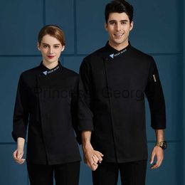 Others Apparel Men Women Wear Kitchen Chef Uniform Bakery Hotel Food Service Cook Coat Catering Restaurant Cooking Sushi Canteen Work Jacket x0711