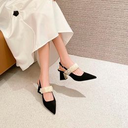 Dress Shoes High Quality Female Closed Toe Women's Heels Lace-up Cuff Style Spike Solid