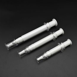 100pcs 5ml 10ml 20ml Empty Syringe Bottle Plastic Airless Tube Cosmetic Eye Cream Packaging Vacuum Container Luqms