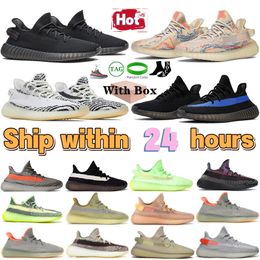 Men Women casual shoes designer running sneakers Dazzling Blue black red bred cream white carbon breathable mens womens trainers Outdoor sports scarpe size 36-48