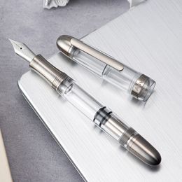 Fountain Pens Asvine P36 Piston Filling Pen Bock EFFM Nib Acrylic Smooth Writing Office Gift 230707