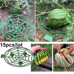 Other Garden Tools 15pcs lot Watermelon Vegetables Fruit Stand Support basket Frame Holder Plant Tray Rack Gardening 230710