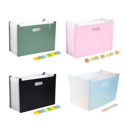 Filing Supplies A4 Accordion Folder Clear Index Labels Expanding Document File Organiser Desk Management for Office Cabinet 230710