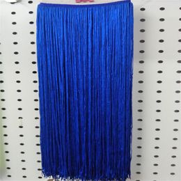 Pants Wholesale 50cm/100cm Long Fringe Lace Tassel Polyester Lace Trim Ribbon Sew Latin Dress Stage Garment Curtain Diy Accessories