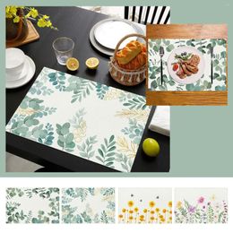 Table Mats Placemats Family Holiday Tablecloths Small Dining Set For 4 Rustic