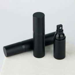 15ml 30ml 50ml Black Airless Bottle AS Press Type Plastic Emulsion Spray Scrub Sub-bottle Empty Cosmetic Container Mtowj