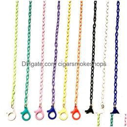 Other Home Storage Organisation Mask Chain Holder Acrylic Lanyard Sunglasses Chains Anti-Slip Reading Glasses Cord Neck Strap Rope Dh2Pe