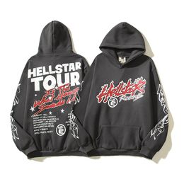 Designer Hoodie Hellstar Men Pullover Spiderweb Star Flash brand Hellstar Long Sleeve Street Hip-hop Sweatshirts Hellstar pants oversized 3851