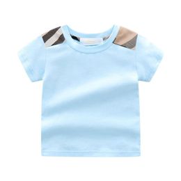 T-Shirts Summer Fashion Style Kids Clothes Boys And Girls Short-Sleeved Cotton Striped Top T-Shirt Drop Delivery Baby Maternity Clot Dhco1