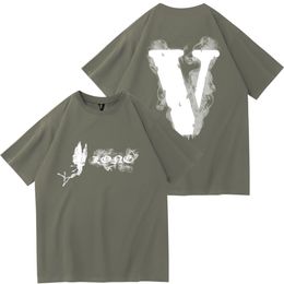 2023 NEW VLONE tshirt Mens T Shirts Summer Men T-Shirts Cotton Short Sleeve Top Designer Tees Printed Fashion Shirt Man Tshirts Clothes Size M-XXXL Designer Tshirt T132