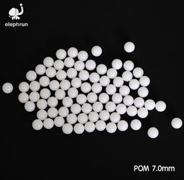 7mm Delrin ( POM ) / Celcon Plastic Solid Balls for Valve components, Low Load bearings, gas/water application