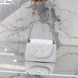 CC Bag Classic Chain Mini Flip Hand bag Leather Gold Tone Metal Diagonal Shoulder Chain Women Fashion Luxury Designer Suitcase Outdoor Shopping Coin Purse 20x14cm CD