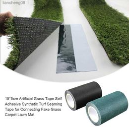 15*500cm Garden Self Adhesive Joining Green Tape Synthetic Lawn Grass Artificial Turf Seaming Decoration Grass Jointing Garden # L230620