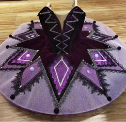 Stage Wear Million Clown Purple Ballet Dress Adult TUTU Women Costume