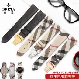 Watch Bands PU Back Cowhide Bracelet For BU1938 BU1390 Women Watchband Strap 12 14 16 18 20mm 22mm Wristwatches Band Belt