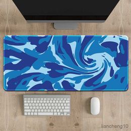 Mouse Pads Wrist Big Art Mousepad White Black Desk Protector Pad Table Pads Computer Mat Mouse Pad Extended Pad Office Carpet R230711