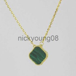 Pendant Necklaces Classic Necklace Fashion Elegant Clover Necklaces Gift for Woman Jewellery Pendant Highly Quality 18 Colour Box need extra cost x0711 x0711