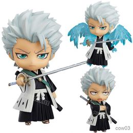 Action Toy Figures 10cm BLEACH Anime Figure Toshiro Hitsugaya Action Figure BLEACH Ichigo Figurine Adult Model Doll Toys Gifts R230711