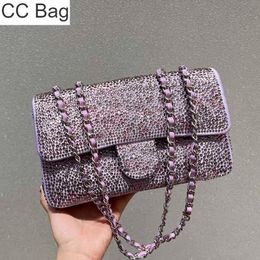 10A CC Bag 25CM Mini Flap Designer Bags Diamond-Studded Leather Classic Handbags Luxury Silver Metal Chain Timeless Diamond Quilted Crossbody Bags Shoulder Bag