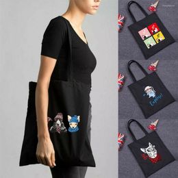 Shopping Bags Women Fashion Foldable Handbags Environmental Storage Handbag Travel Outdoor Portable Bag Shoulder Canvas Tote