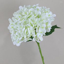 Decorative Flowers Delicate Artificial Hydrangea Non-fading Wide Application Pography Props Faux Silk Wedding Centrepieces