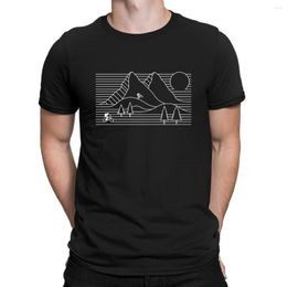 Men's T Shirts Mountain Biking Bike Cycling Nature Shirt Humor Print Natural Summer Round Neck Cotton Pictures Gift