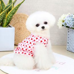 Dog Apparel Dress 2023 Pet Clothes Clothing Small Spring And Summer Supplies Doll Collar Skirt