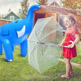 Sand Play Water Fun Children Inflatable Spray Toy Outdoor Sprinkler Toys Air Matress Cushion Elephant Games Beach Lawn 230711