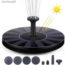 Mini Solar Fountain Pool Pond Waterfall Sun Fountain Garden Decoration Outdoor Bird Bath Solar Powered Fountain Floating Water L230620