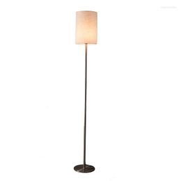 Floor Lamps Nordic Simple Standing Lamp For Living Room Corner Creative El Restaurant Art Deco Light Fabric Bedside