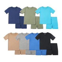 Pyjamas Comfortable Modal FabricToddler Kids Boys Short Soft Cool Summer Pjs Sleepwear 2pcs Set 230711