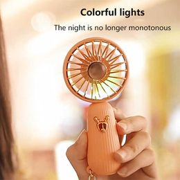 Electric Fans Mini Fan USB Rechargeable Portable Hand Fan Lazy Temporary Travel Shopping Cooling Air Cooler