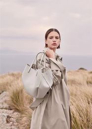 Top Pol Numero Dix Half-Moon bag Full-Grain Textured/Smooth Calf Leather Tote Designer Zip Closure Crossbody Women Hobo Handbags Shoulder Bags Purse