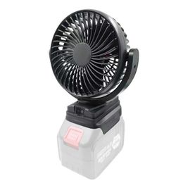 Electric Fans Cameras Mini Electric Motor Fan USB Mobile Phone Portable Power Bank for 14.4V 18V Battery Adapter Hongsong