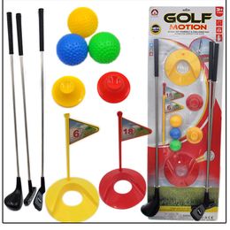 Intelligence toys Outdoor Mini Funny Golf Toy Set Kids Learning Active Early Education Sports Game Exercise Ball Toys Boys And Girls Play 230711