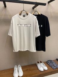 Men's short sleeve T-shirt 2023 new loose letters Joker shirt teenagers Korean fashion trend printed T-shirt