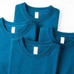 Men's T Shirts MRMT 2023 Brand 200g Combed Cotton Pure Shirt Men Women Cround Neck Versatile Basic Short Sleeve