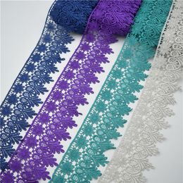 15yards Venise Lace trim wedding DIY crafted sewing 8cm 17color for choose265U