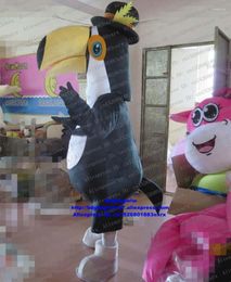 Mascot Costumes Toco Toucan Hornbill Bird Crow Raven Blackbird Costume Adult Cartoon Character Beauty Parlour Can Wear Wearable Zx1826