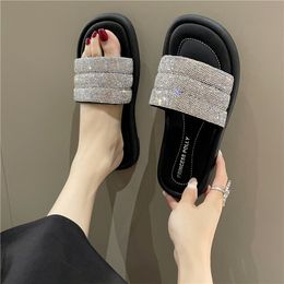 Sandal s Slippers Europe And The United States Summer Fashion Low heeled Shoes Low top Female Flip Flops 230710