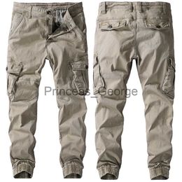 Others Apparel Men Spring Autumn Pants Pure Cotton Work Trousers Mens Cargo Pants Fashion Clothing Military Trousers MultiPockets Army Pants x0711
